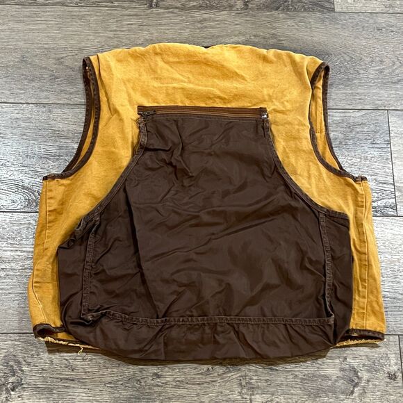 Vintage 60s American Field Made in USA Hunting Vest Canvas Game Pocket Size XL - Picture 10 of 12